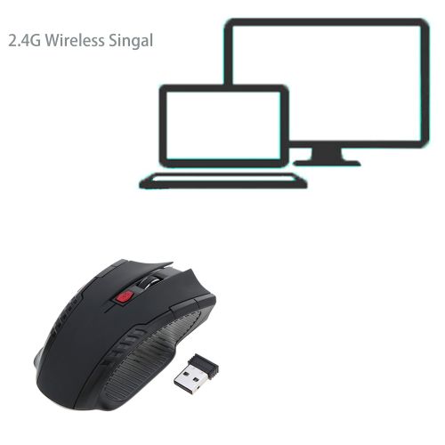 2.4G Wireless Business Gaming Mouse/Mice Portable 2400DPI - Image 3