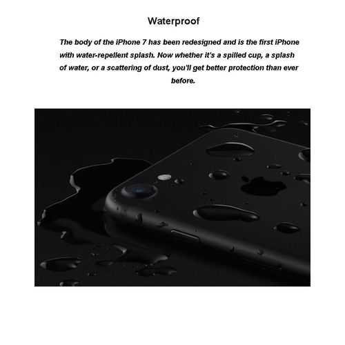 Apple IPhone 7 4.7 Inch 2GB + 32GB 12MP + 7MP Finger Sensor 4G LTE Smartphone (Gift) – Black - Image 6