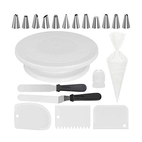 Cake Decorating DIY Tools Set With Cake Turntable And Nozzle