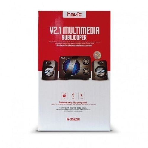 Havit Powerful V2.1 Bluetooth MultiMedia Sub-woofer - HV-SF5625BT - Black - Image 3