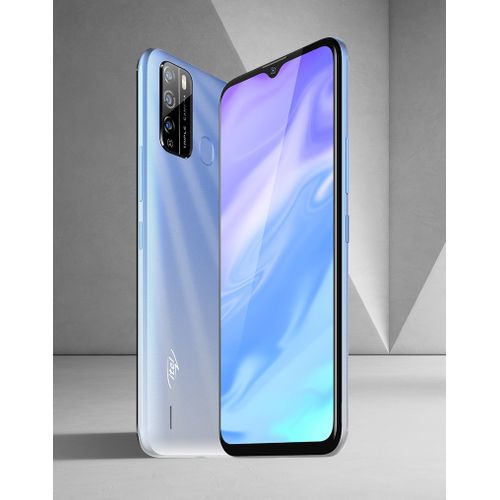 Itel S16 6.5" HD FullScreen, 16GB ROM + 1GB RAM, Android 10, 4000mAh, 8MP Triple Rear Camera, Face ID & Fingerprint - Blue - Image 2