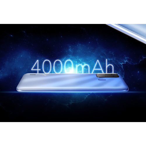 Itel S16 6.5" HD FullScreen, 16GB ROM + 1GB RAM, Android 10, 4000mAh, 8MP Triple Rear Camera, Face ID & Fingerprint - Blue - Image 3