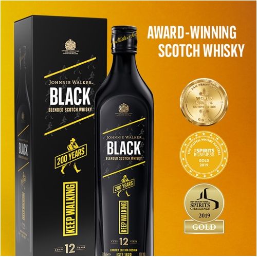 Johnnie Walker Black Label - 70cl, Limited Edition Design - Image 4