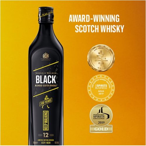 Johnnie Walker Black Label - 70cl, Limited Edition Design - Image 5