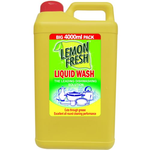 Lb Lemon Fresh Dish Washing Liquid 4000ml