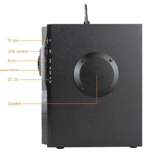 Rechargable A11 Home Theater Subwoofer Bluetooth FM Speaker - Image 2