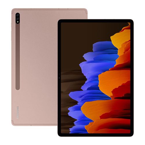 Samsung Galaxy Tab S7+, 12.4 Inches (6GB RAM, 128GB ROM) 13MP + 5MP + 8MP, LTE - Mystic Bronze - Image 2