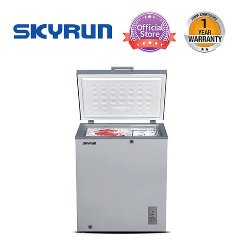 Skyrun 145-Litres Chest Freezer BD-145A Grey - Image 4