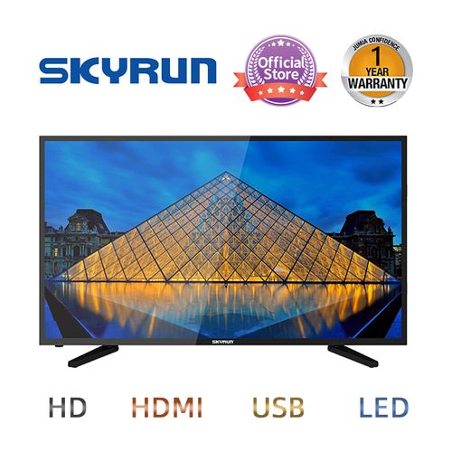 Skyrun 32" LED-32XM/N68D HD TV With Free Wall Bracket - Black