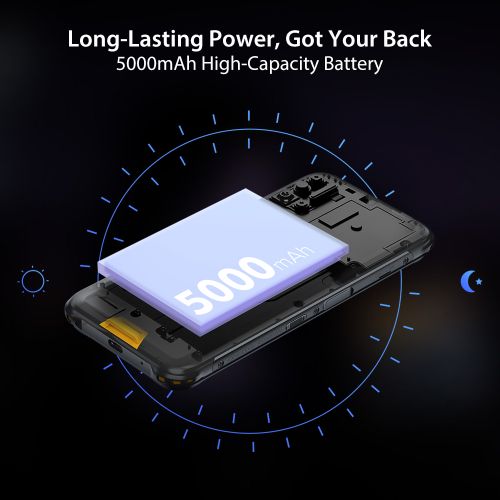 UMIDIGI BISON IP68/IP69K (6GB,128GB) 6.3-Inch Gorilla Glass (48MP+16MP+5MP+5MP)+24MP NFC Android 10 Rugged Smartphone-Orange - Image 4