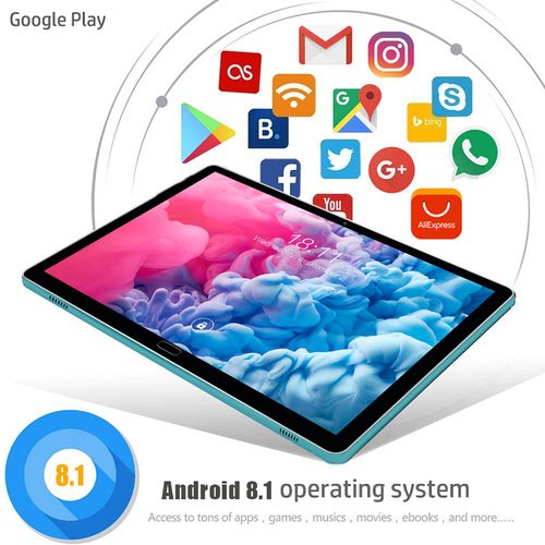 Winwolf Android 8.0 ,10 Core, 8000mAh Tablet PC HD HDD 4GB RAM + 64G+64G TF Card+ Leather Case - Image 5