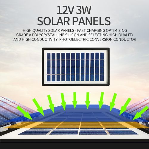 Solar Charging LED Intelligent Remote Control Lamp As-1306dr - Image 2