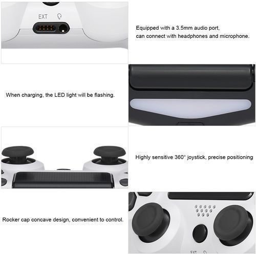 Sony PS4 Pad - 4 Wireless Controller Pad - New Model -White - Image 3