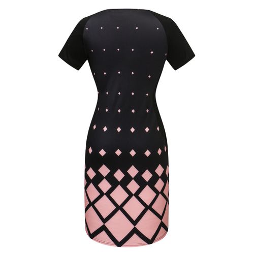 Women's Short Sleeve Party Dress - Image 4