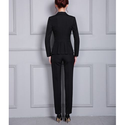 Glorystar Traditional Classic Long-sleeved Professional Pants Suit - Image 2
