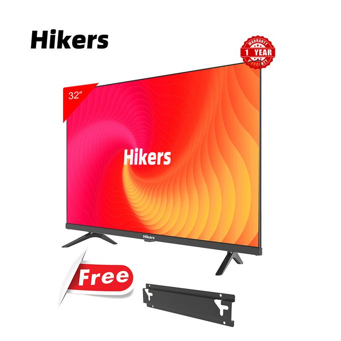 Hikers 32'' Inches Frameless HD LED TV-Black - Image 3