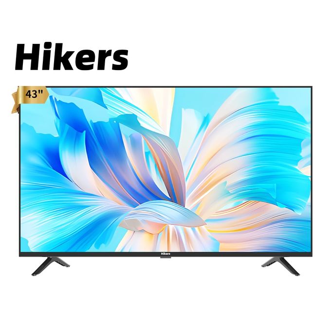 Hikers 43'' Frameless FHD LED TV - Black + Free Wall Mount