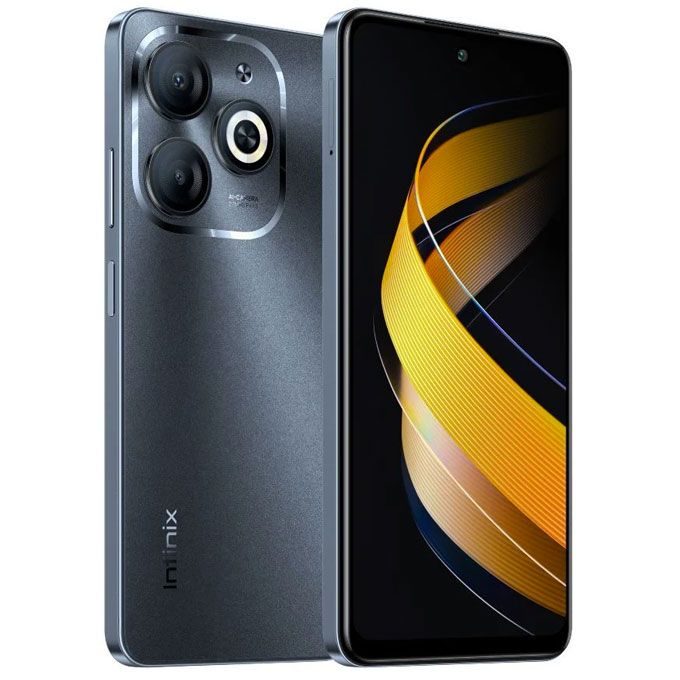 Infinix Smart 8 6.6" 4GB RAM/64GB ROM Android T Go - Black - Image 4