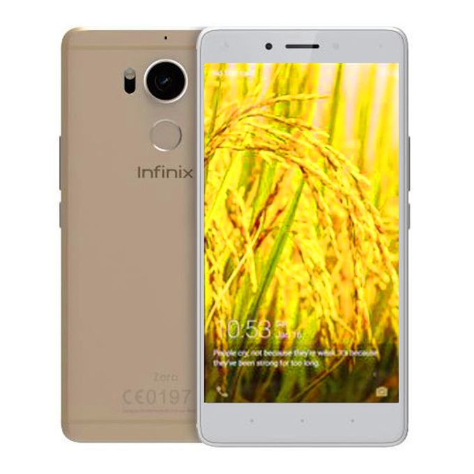 Infinix Zero 4 X555 5.5-Inch (3GB, 32GB ROM) Android Marshmallow 8MP + 16MP Smartphone - Gold