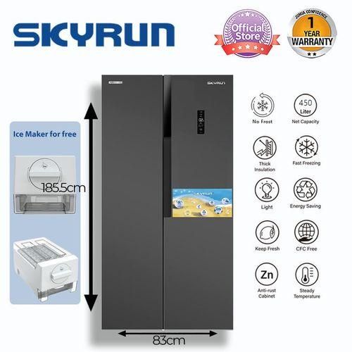 Skyrun 450 Litres Side By Side No Frost Fridge